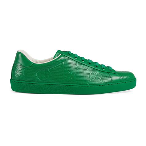 gucci ace sneakers green|Meer.